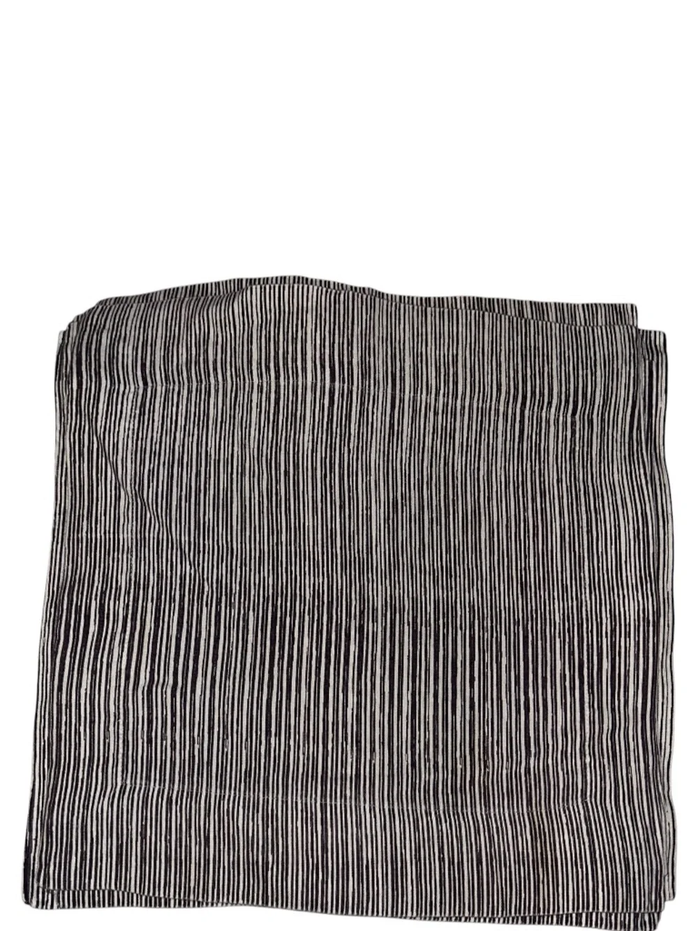 Pehr gray Indian block print stripes set 10 cotton placemats